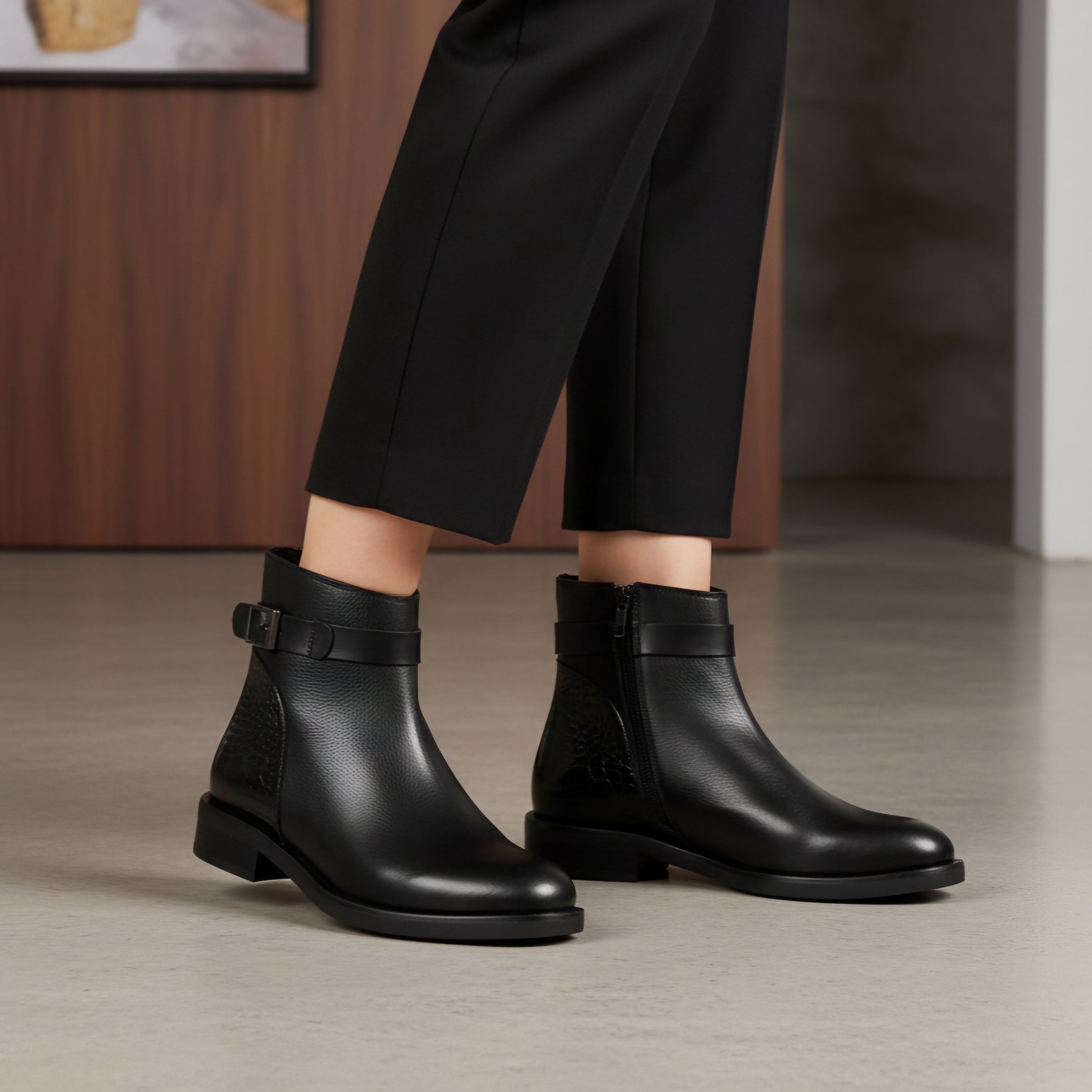 بوت چرم زنانه  BR-958