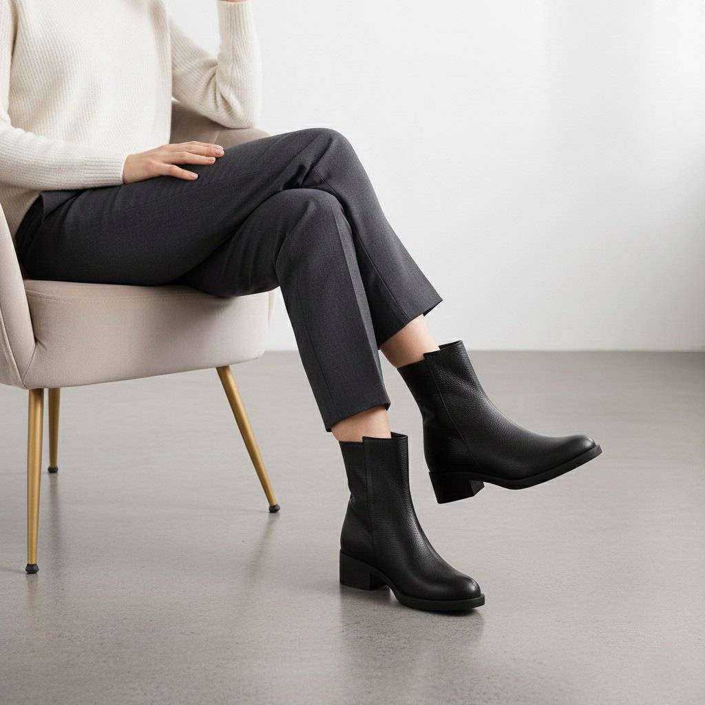 بوت چرم زنانه BR 3133