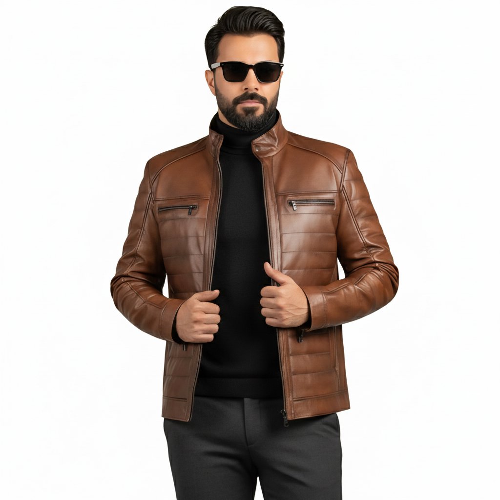 کت چرم مردانه دنیل 