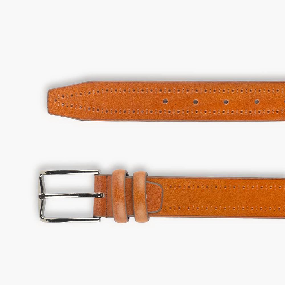 کمربند چرم مردانه  AK 139