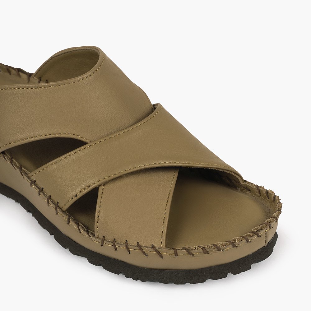 صندل چرم زنانه PA 024