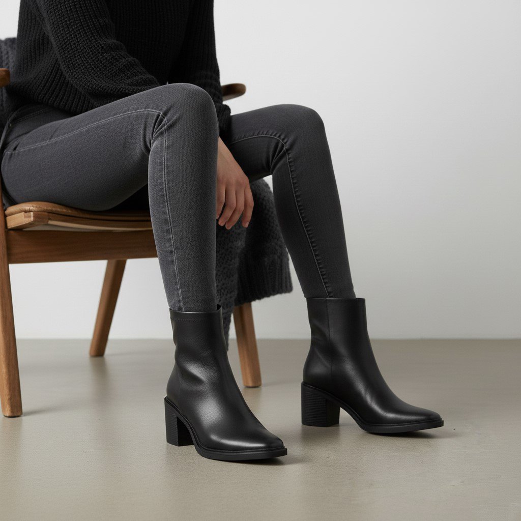 بوت چرم زنانه BR 3155