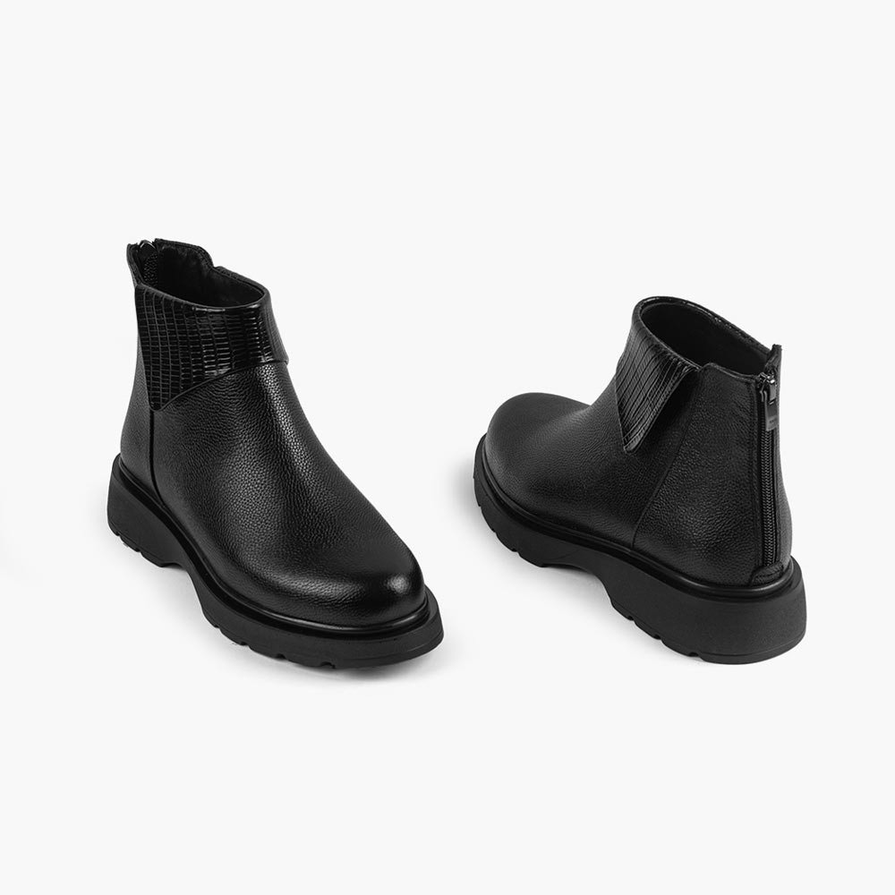 بوت چرم زنانه B&H 366