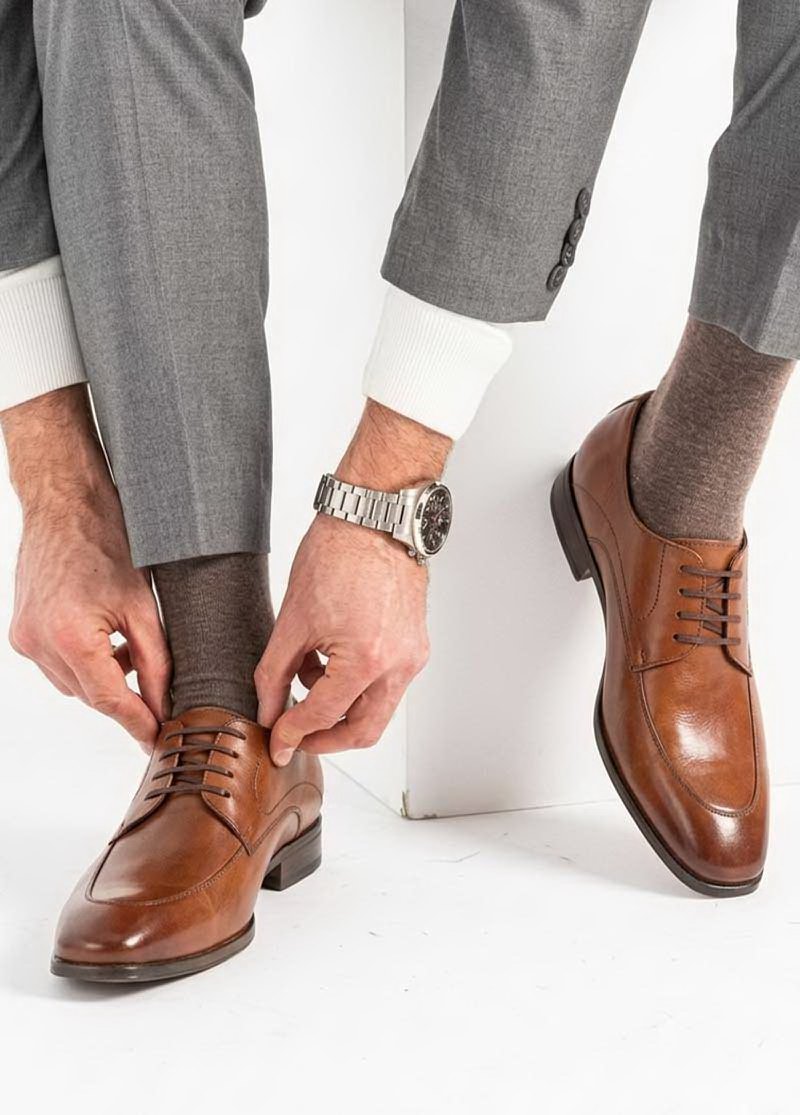 کفش چرم مردانه AM 340