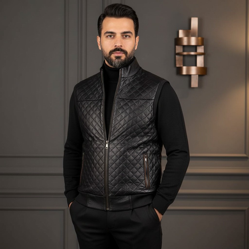 پافر چرم مردانه رایا