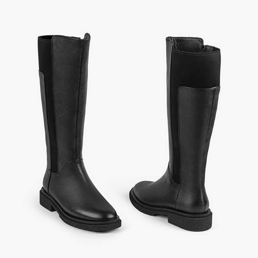 بوت چرم زنانه B&H 358