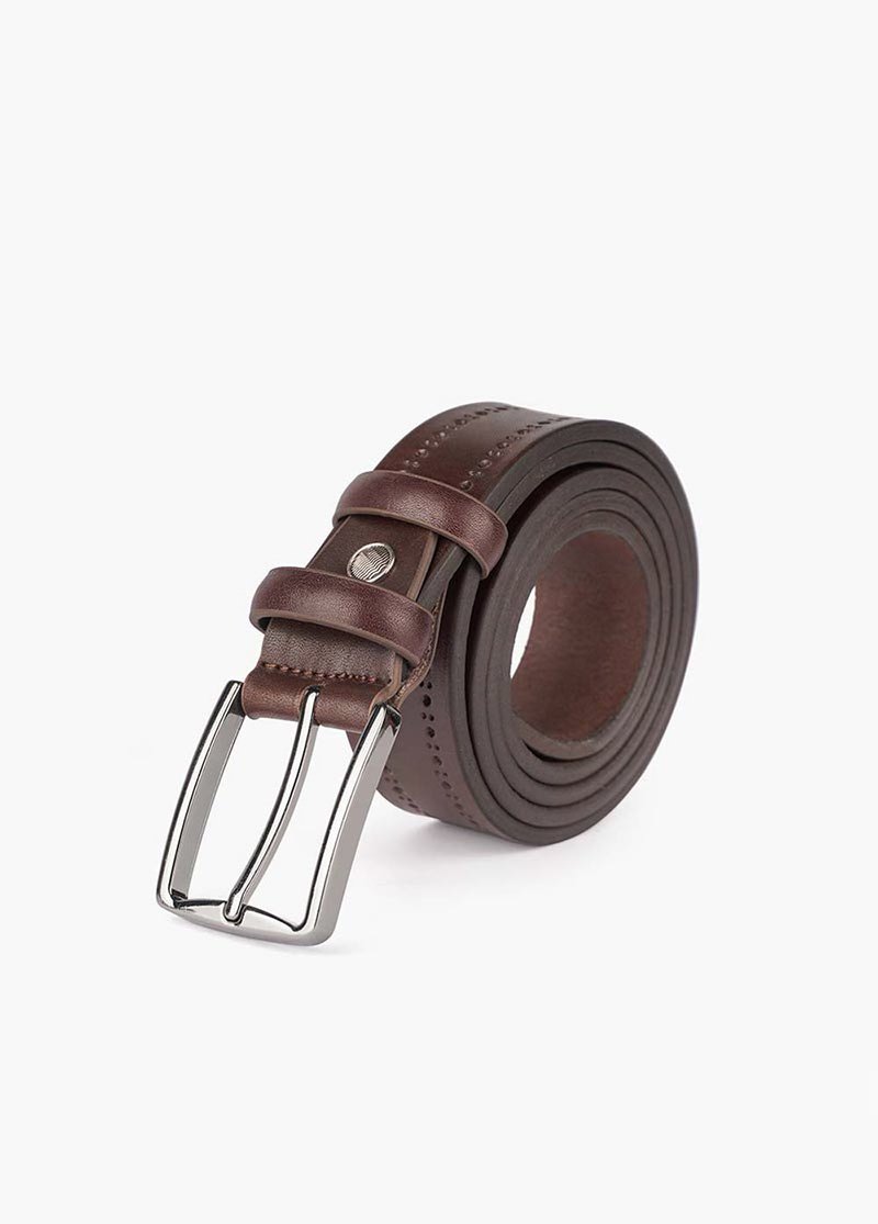 کمربند چرم مردانه  AK 139