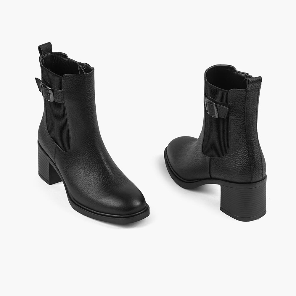 بوت چرم زنانه kh 909