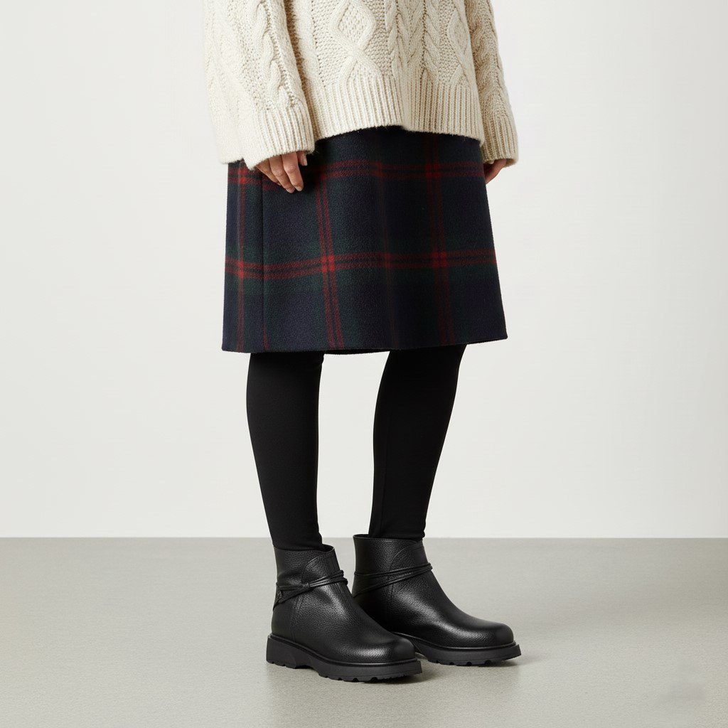 بوت چرم زنانه B&H 363