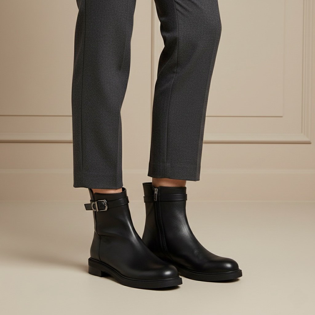 بوت چرم زنانه BR 3143