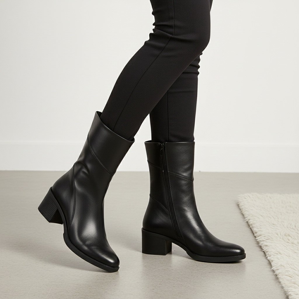 بوت چرم زنانه BR 3139