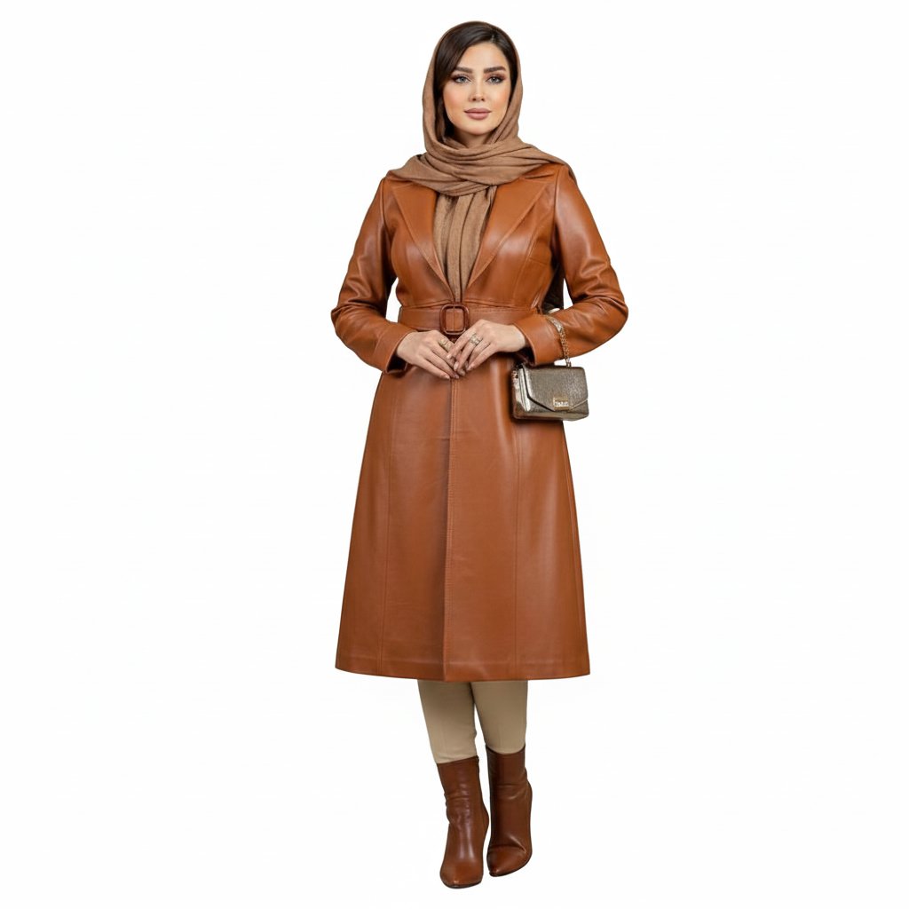 پالتو چرم زنانه نیکول