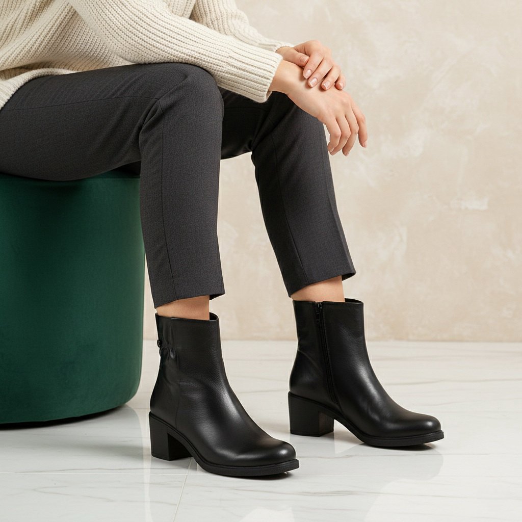 بوت چرم زنانه BR 3131