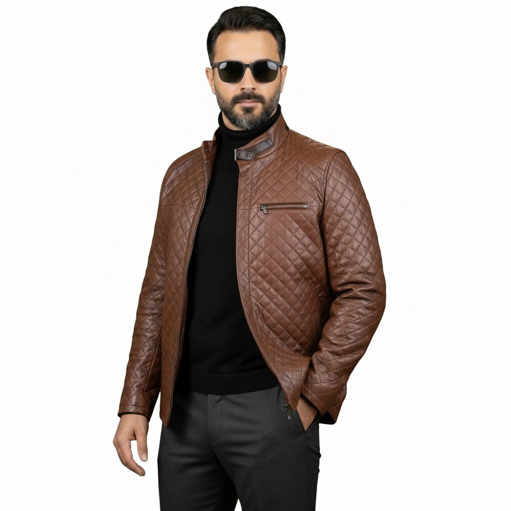 کت چرم مردانه شرلوک 