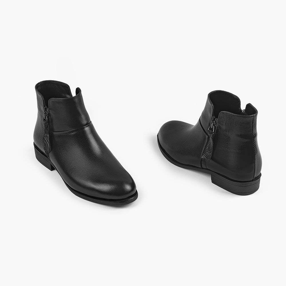 بوت چرم زنانه B&H 356