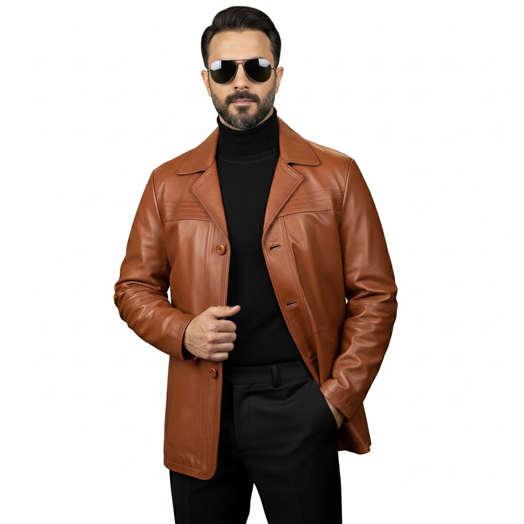 کت چرم مردانه روبرت 