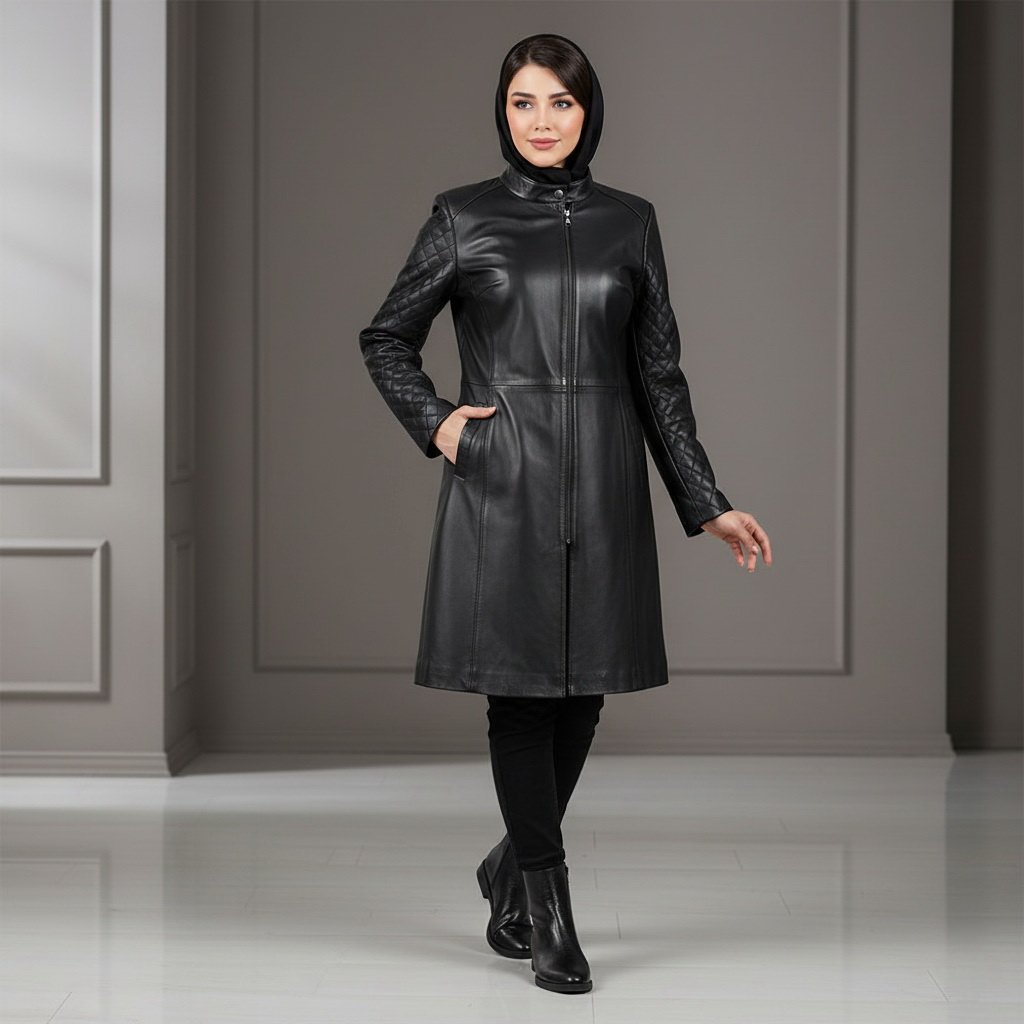 پالتو چرم زنانه کاترین 