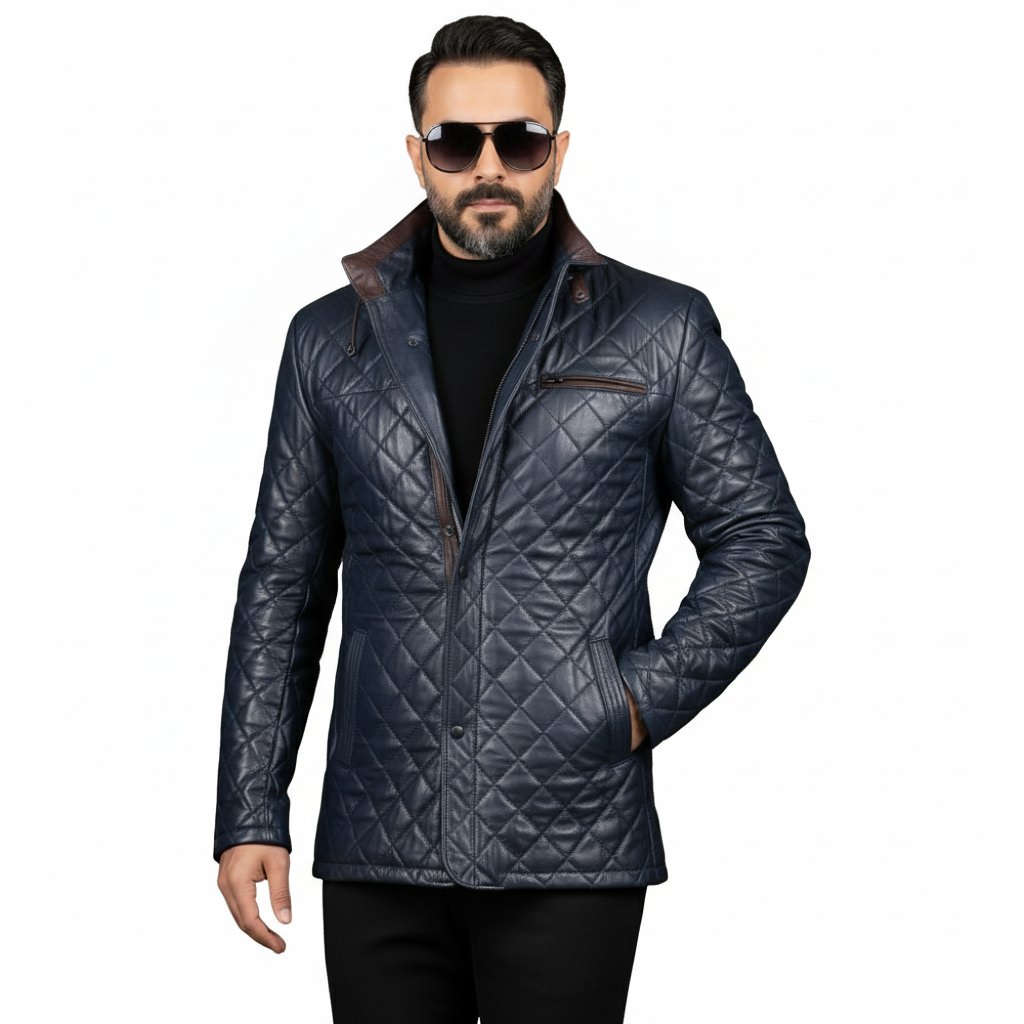 کت چرم مردانه ریولی