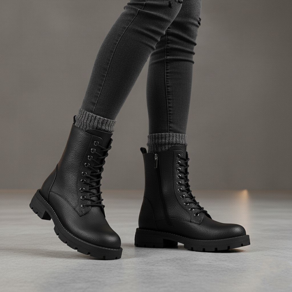 بوت چرم زنانه KH 904