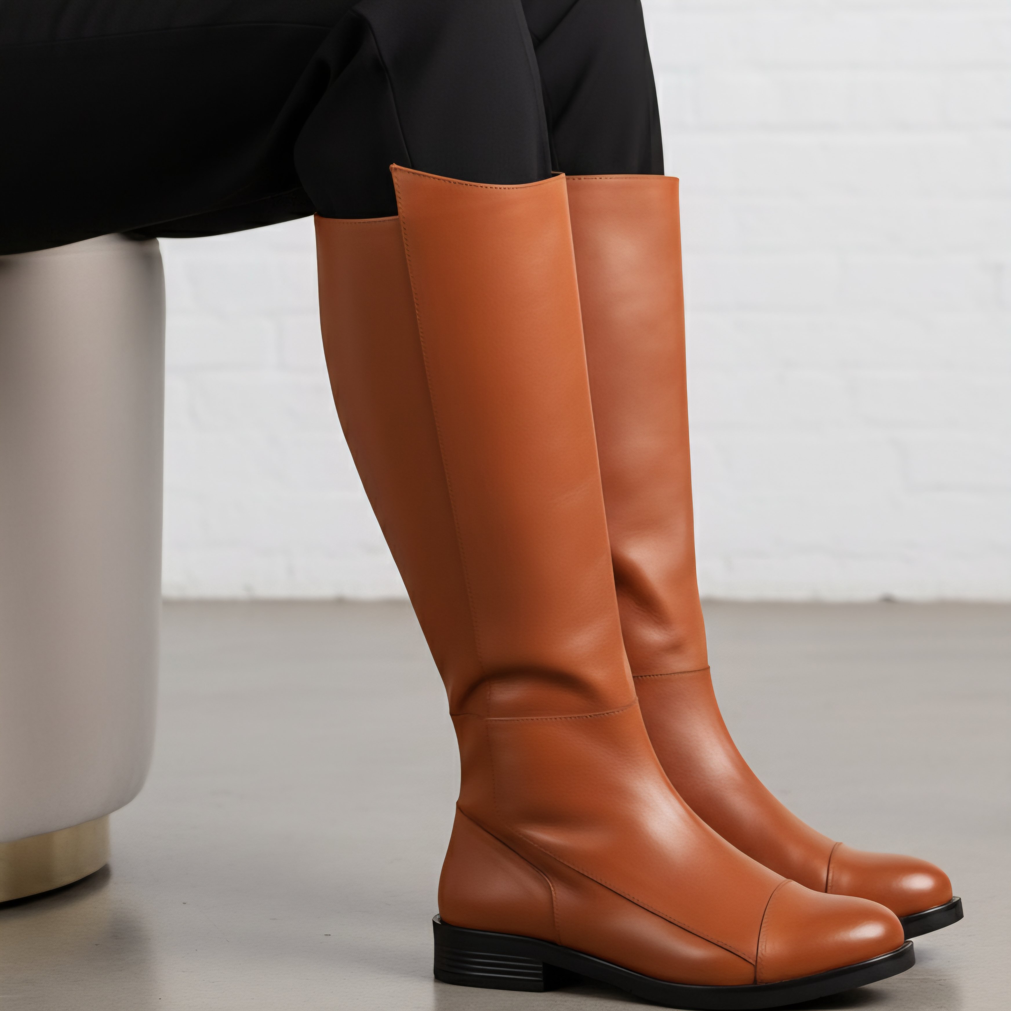 چکمه چرم زنانه RY-970