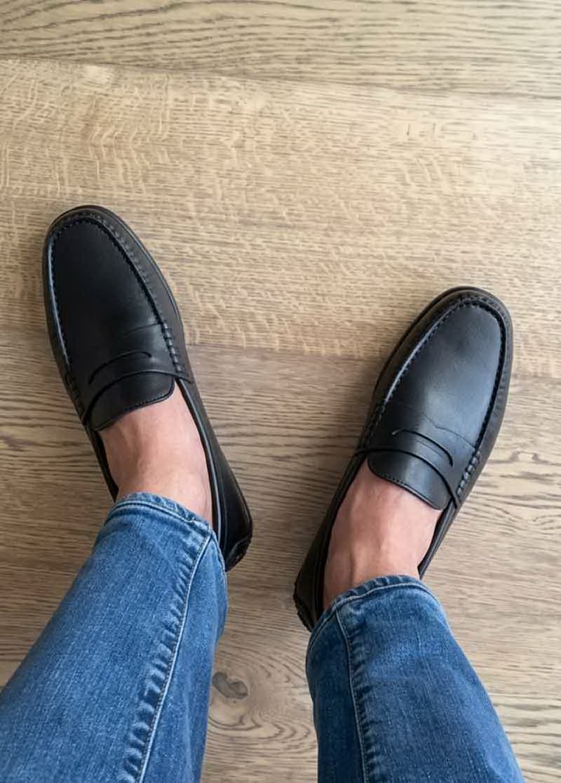 کفش چرم مردانه BL 10090