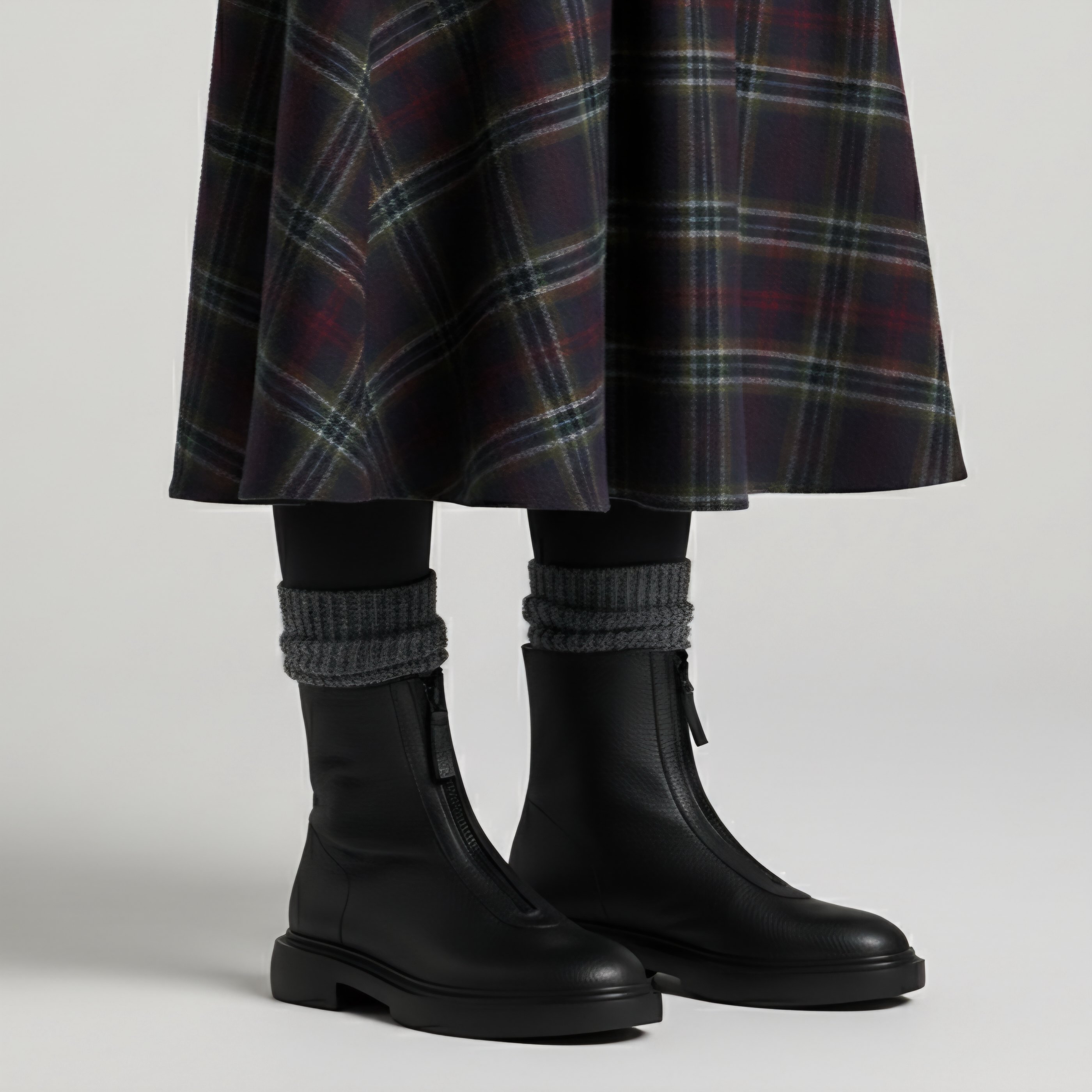 بوت چرم زنانه kh 885