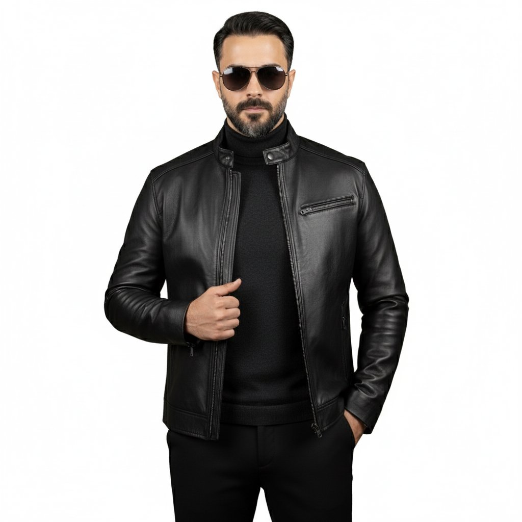 کت چرم  مردانه مارک 