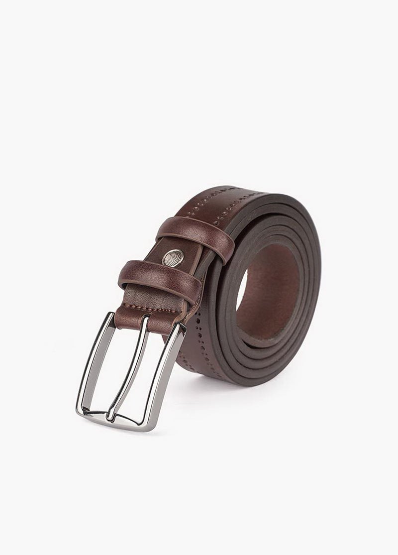 کمربند چرم مردانه  AK 139