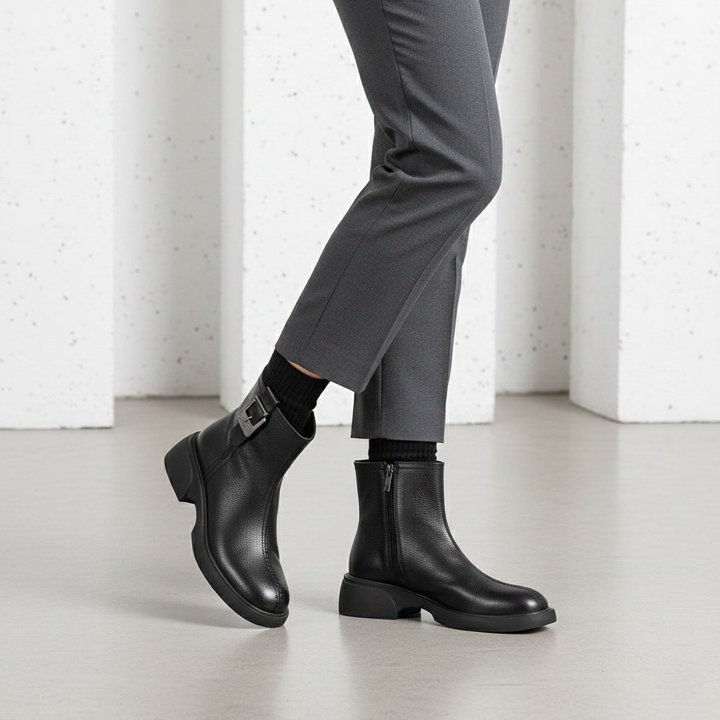 بوت چرم زنانه BR 3146