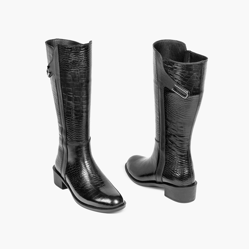 بوت چرم زنانه  NJ 802