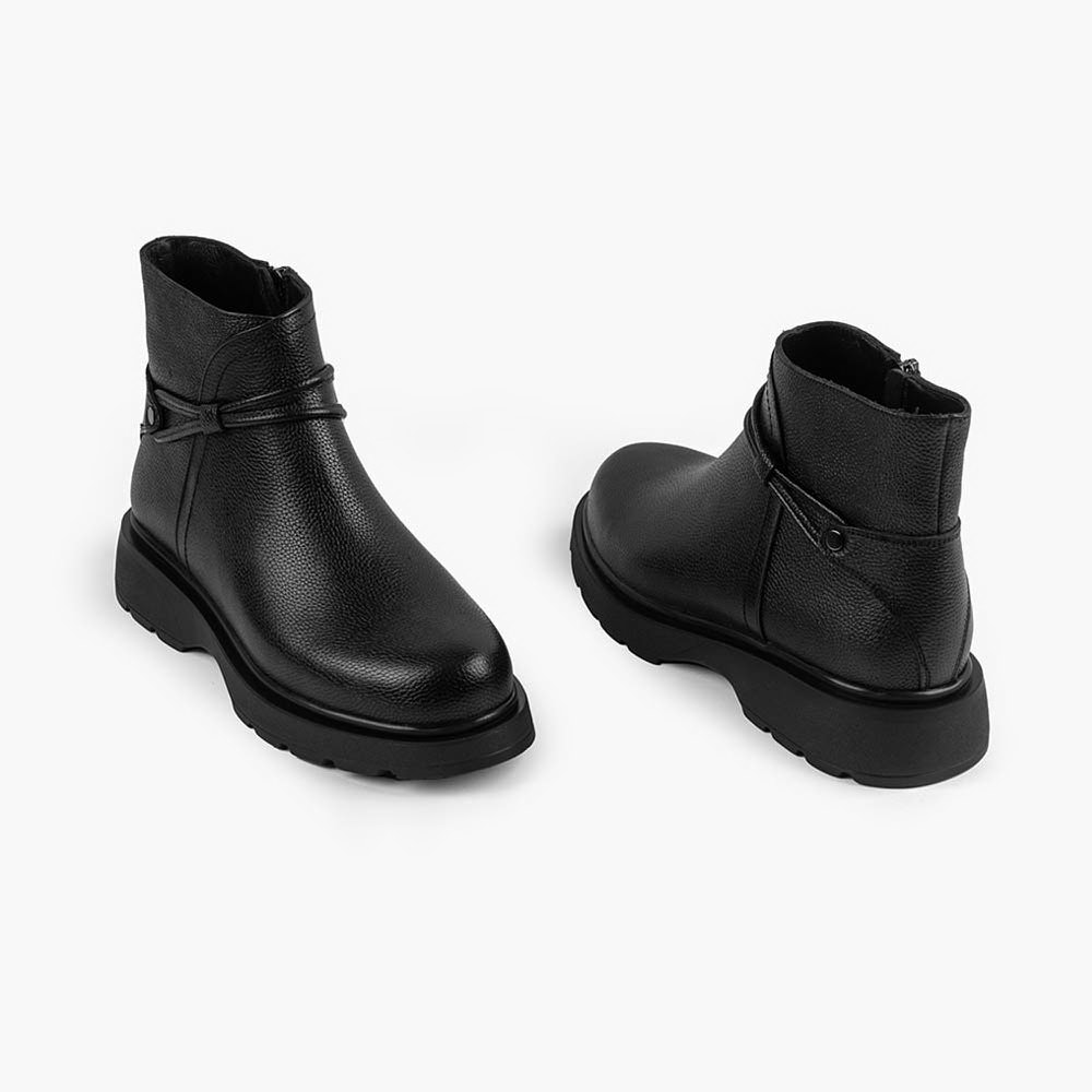 بوت چرم زنانه B&H 363