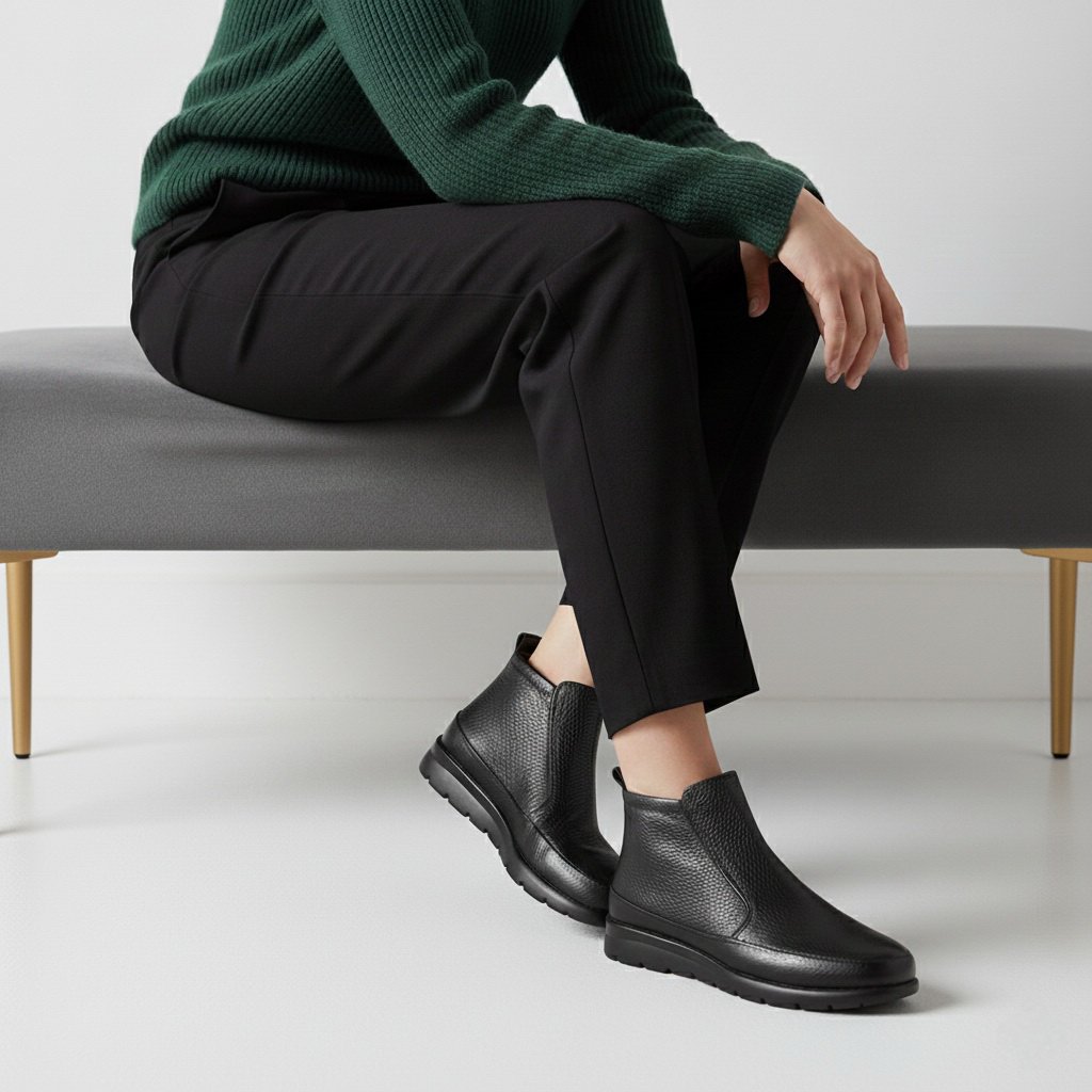 بوت چرم زنانه YS AVA